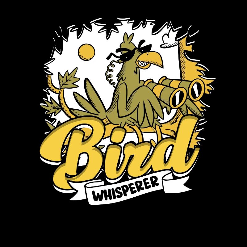 Bird watching ornithologist Bird whisperer
