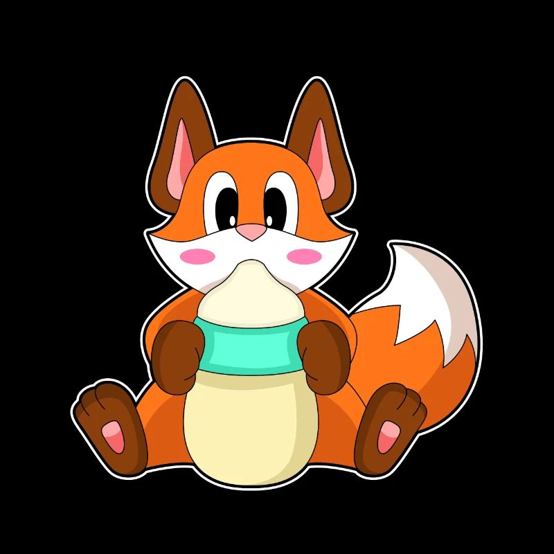 Fox Baby Milk Bottle