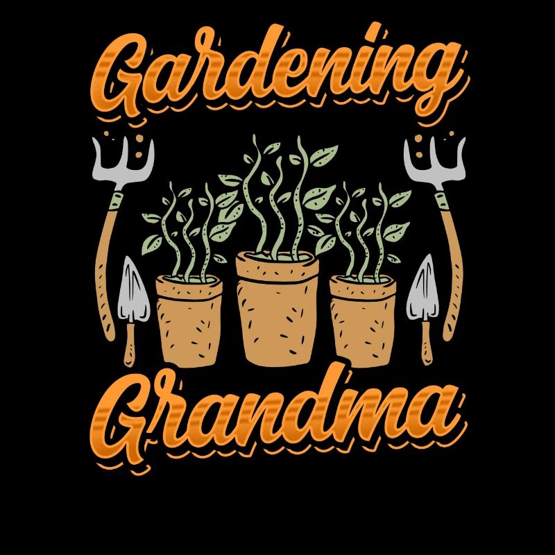 Gartenarbeit Oma Garten Gärtnerin Großmutter