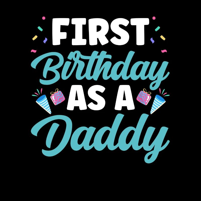 Erster Geburtstag Als Papi Papa Vater Party