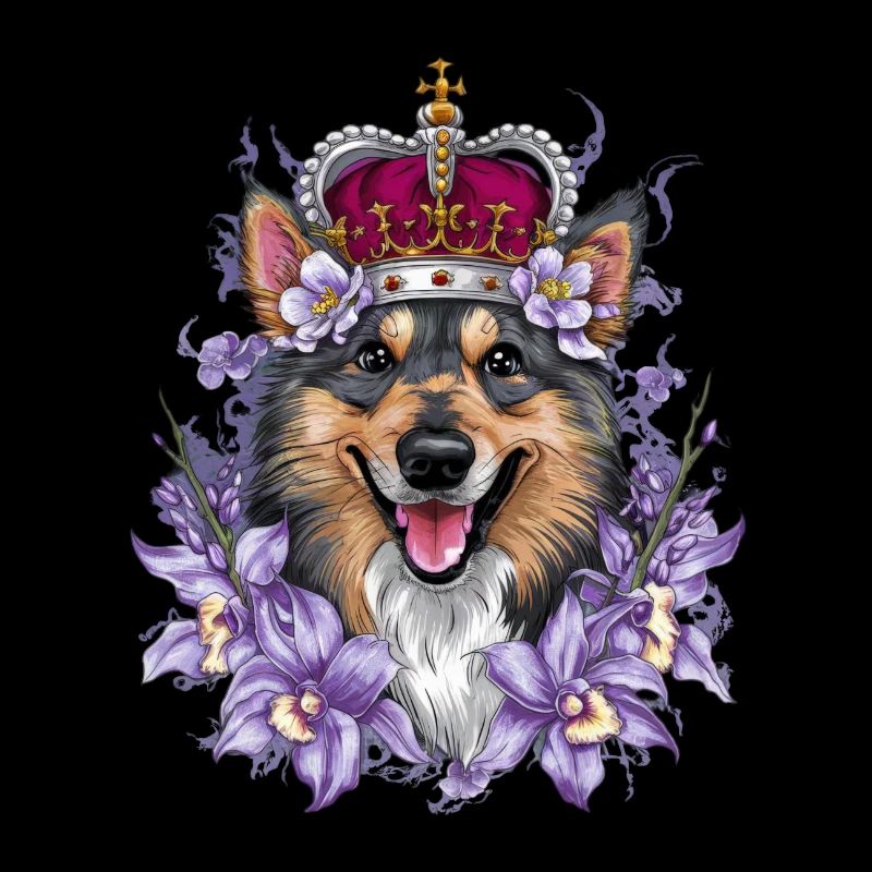 Chien d’élan norvégien dans la conception de bande dessinée