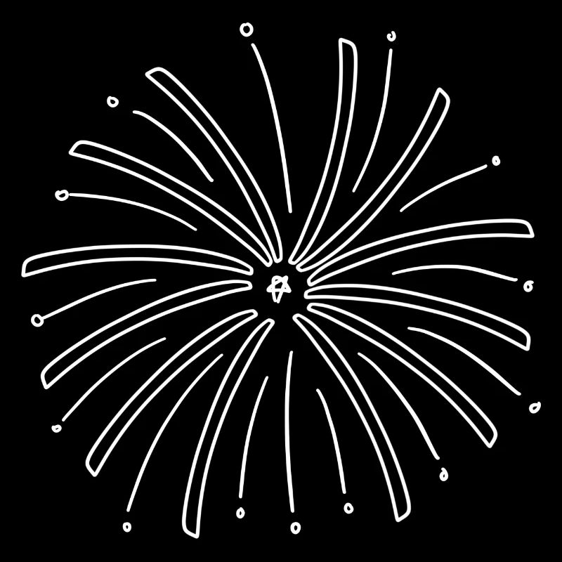 Feux d’artifice de fusée