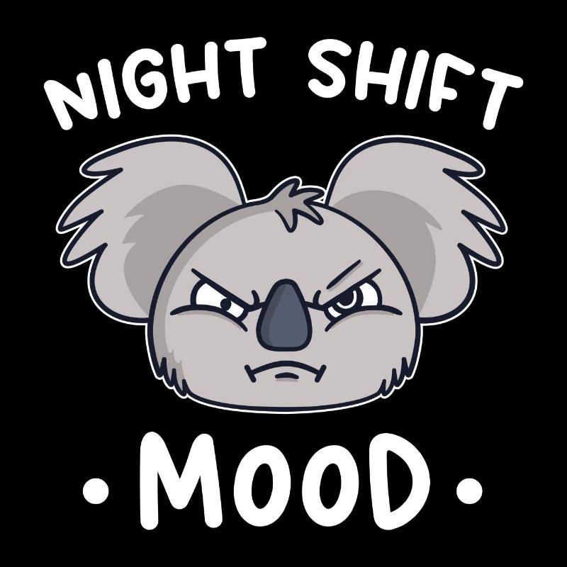 Koala Koalabär Nachtdienst Nachtschicht