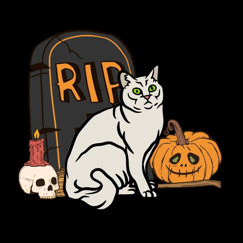 Mignon Chat d’Halloween Burmilla