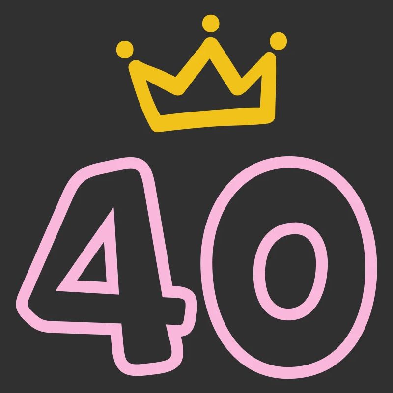 40. Geburtstag Krone Geschenk
