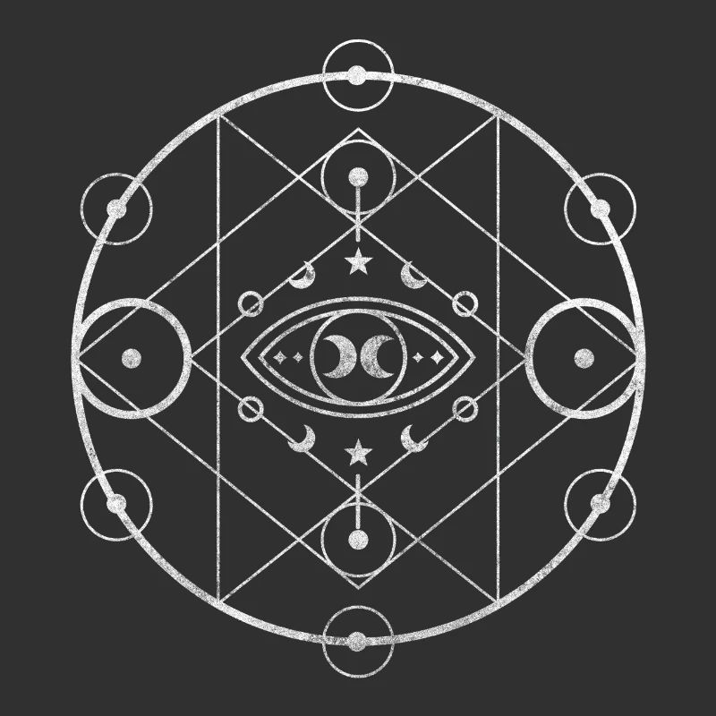Symbol Mond Krieger Elemente