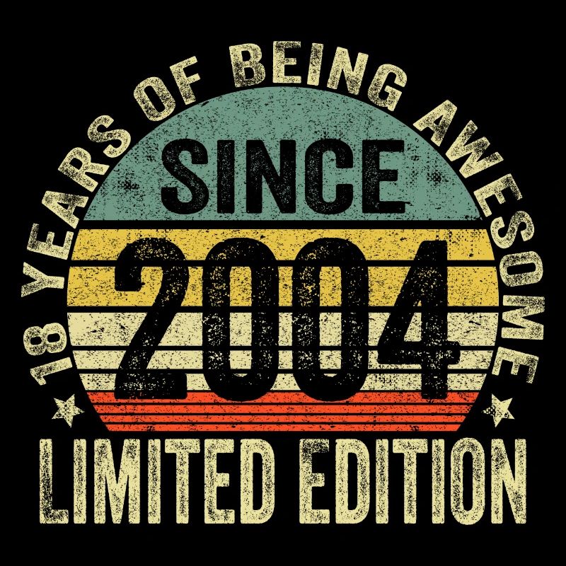 Édition limitée 2004 Cadeau pour le 18e anniversaire