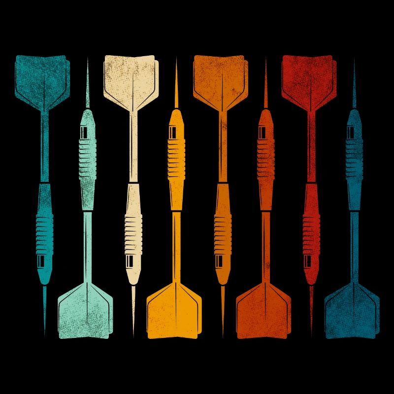 Lecteur de fléchettes rétro Dart