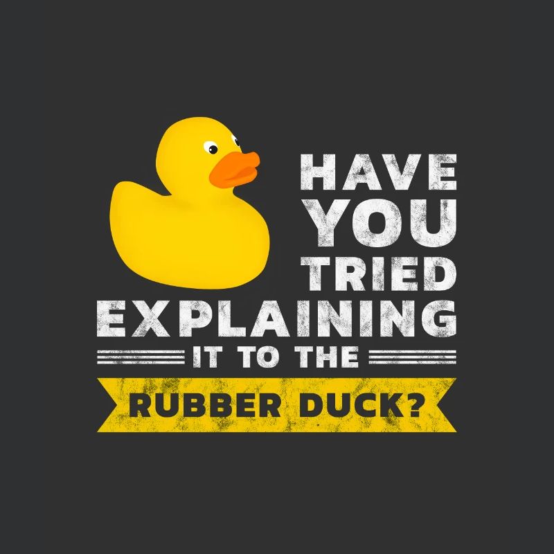 Programmer rubber duck debug