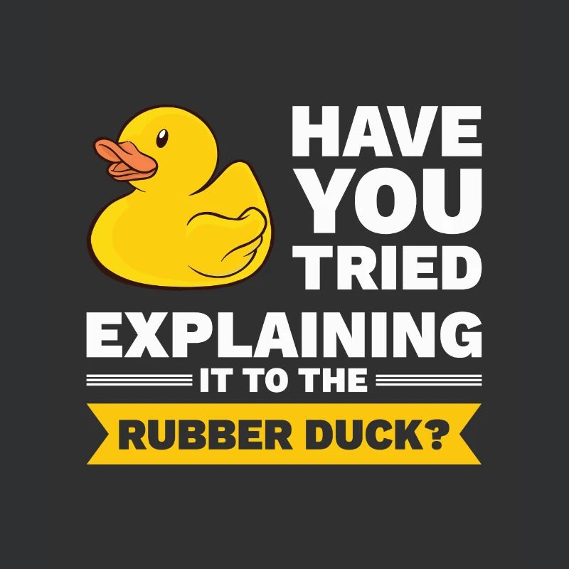 Programmierer Gummiente Debug