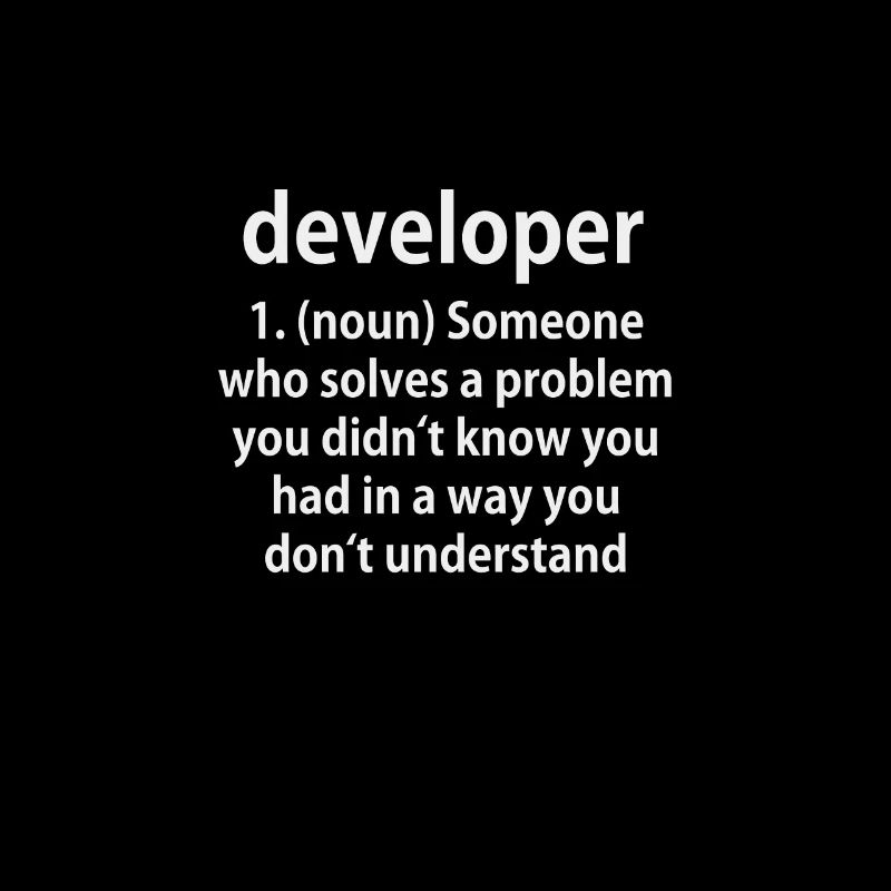Funny Developer Definition T-Shirt