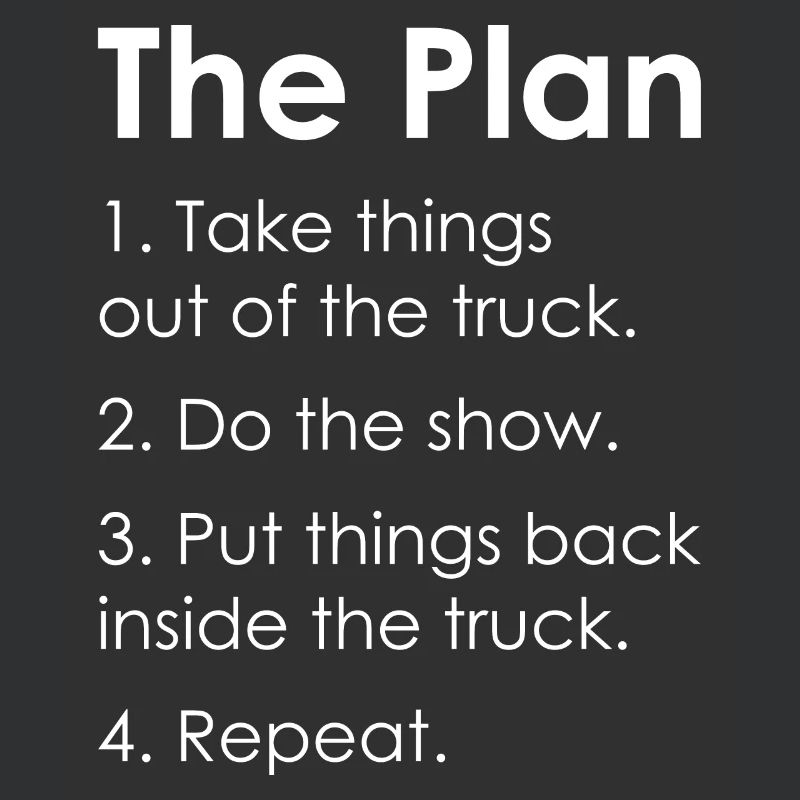 STAGEHAND CREW PLAN Lichttechniker Geschenk