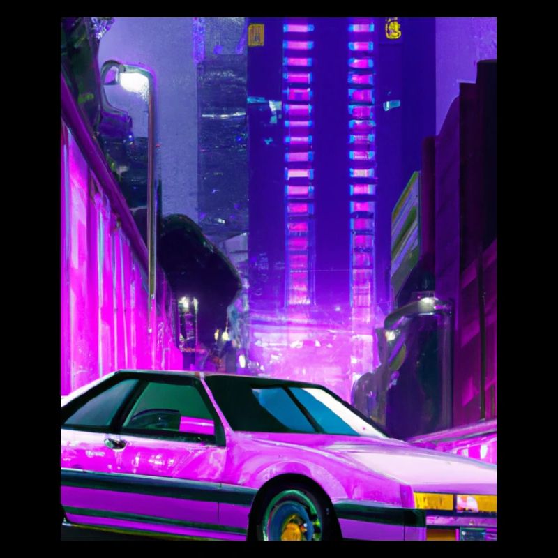 Vaporwave Esthétique Synthwave City