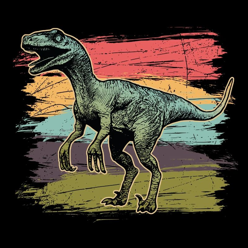 Dinosaur Velociraptor hunter