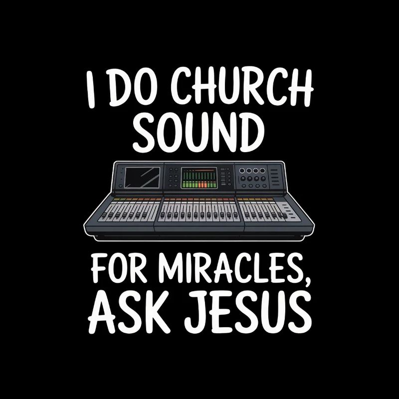 I Do Church Sound For Miracles Audio Engineer
