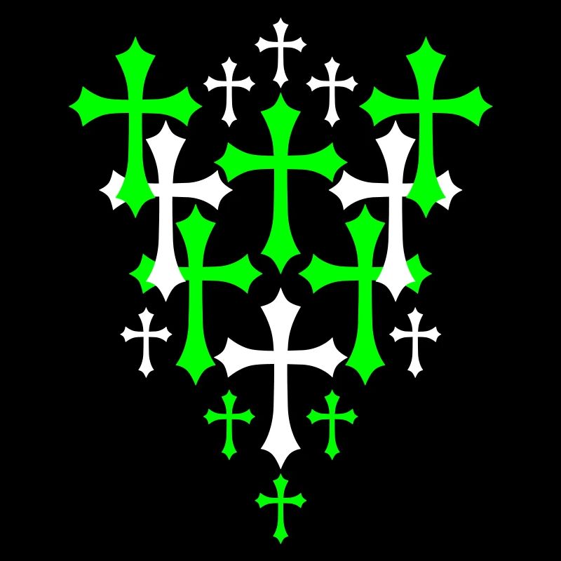 03 Pattern Gothic Crosses