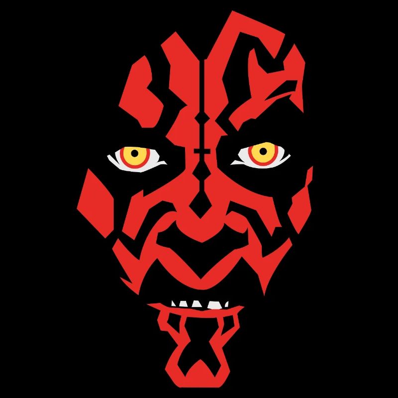 Star Wars Rotes Sith-Gesicht 