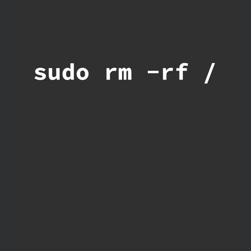 Ordinateur - Sudo rm -rf / Tux Linux Penguin -