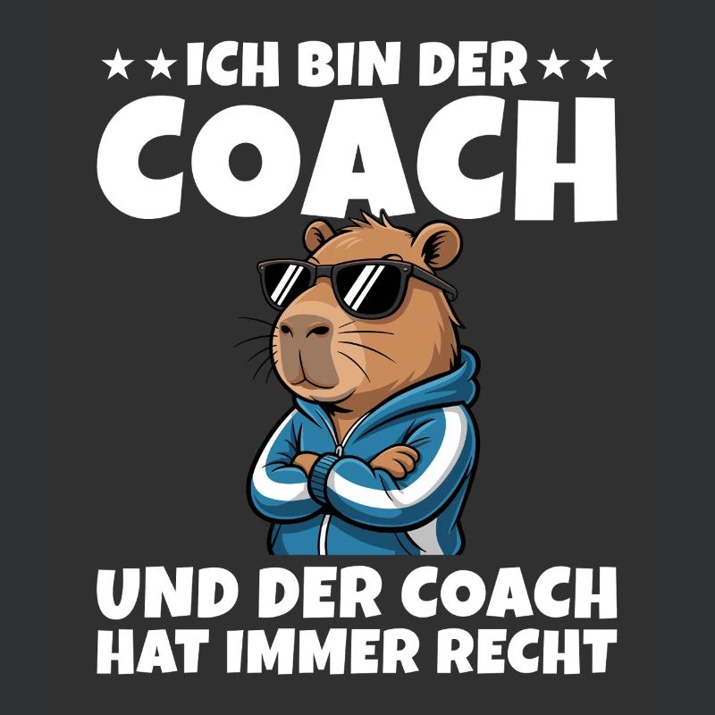 Fußballtrainer Cooles Capybara - Personal Trainer