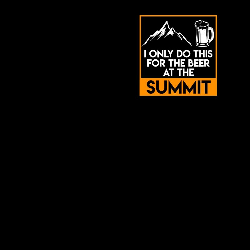 Summit Bierfan Bergfan Wanderer