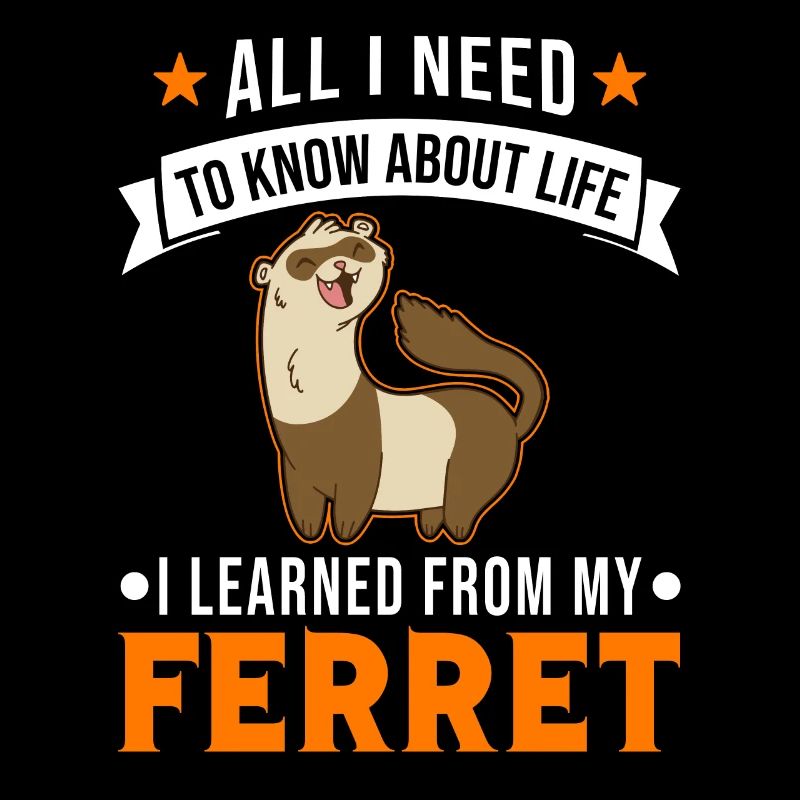 Frettchen Spruch Ferret