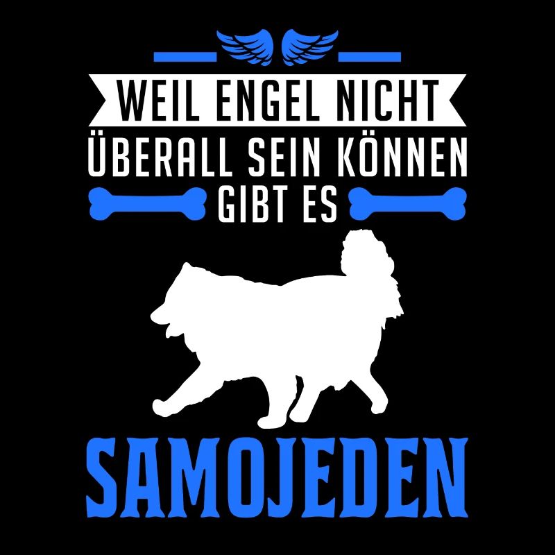 Samojede Engel Schlittenhund