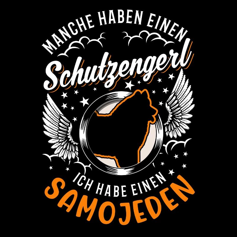 Samojede Schutzengel Schlittenhund Samojeden