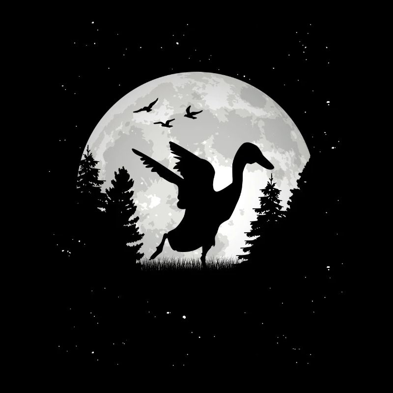 Indian Running Duck Moon Duck