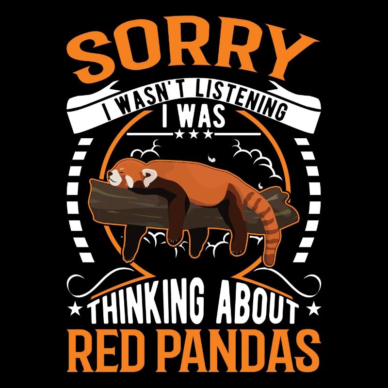 Red Panda Cadeau Panda Rouge