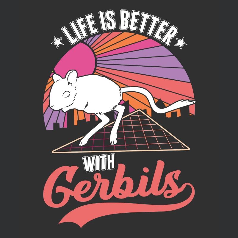 Das Leben ist besser mit Gerbils Rennmaus