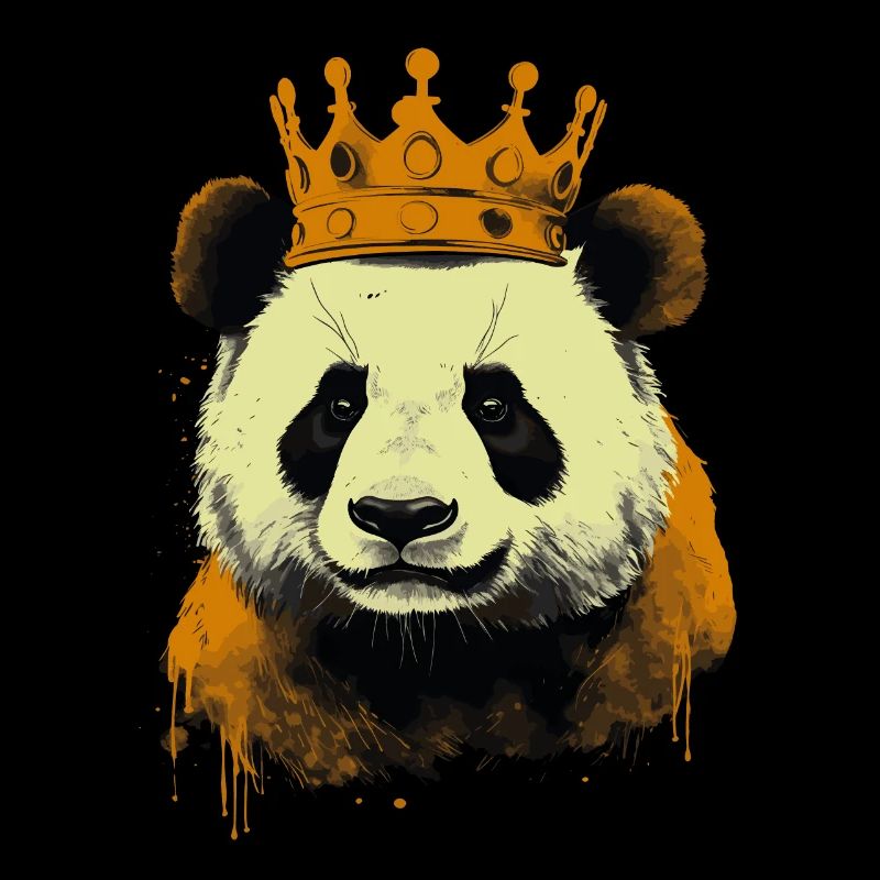 Panda With Crown