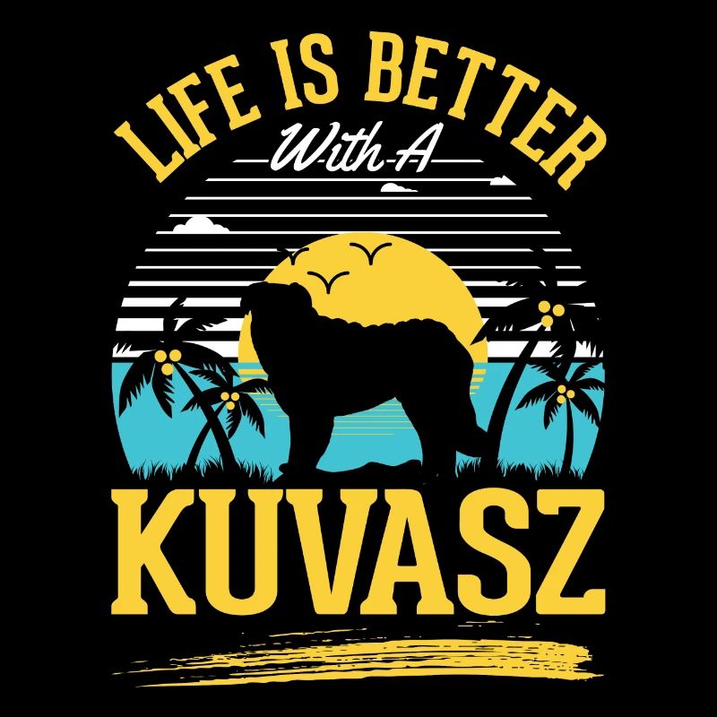 Das Laben ist besser mit Kuvasz
