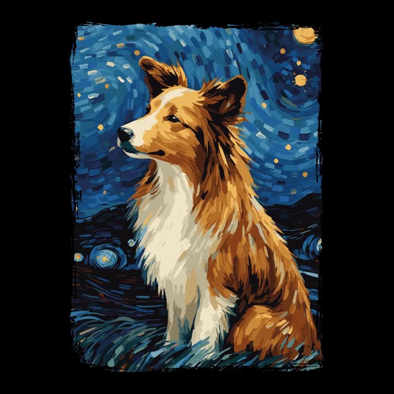 Shetland Schäferhund Starry Night