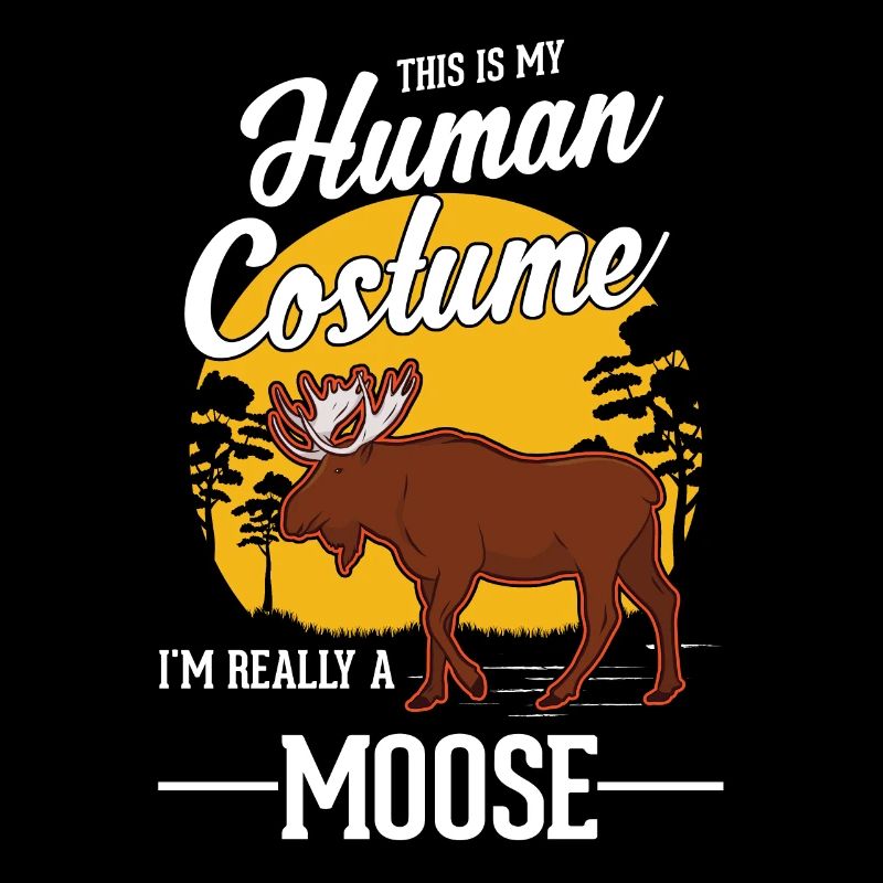 Moose Human Costume Elch Halloween