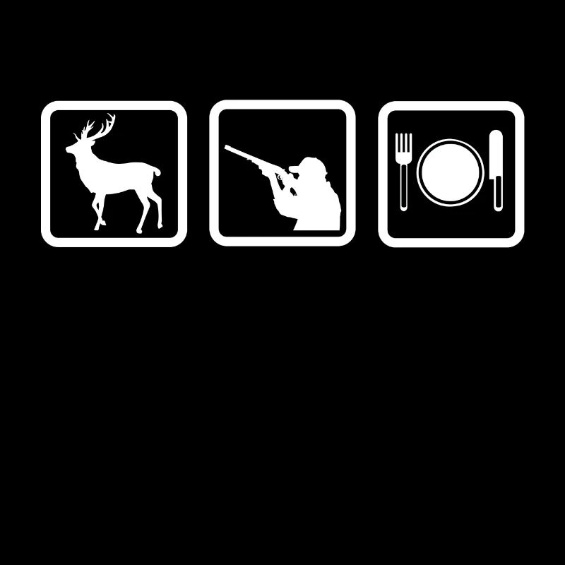 Hunter Trio Funny hunting gift idea