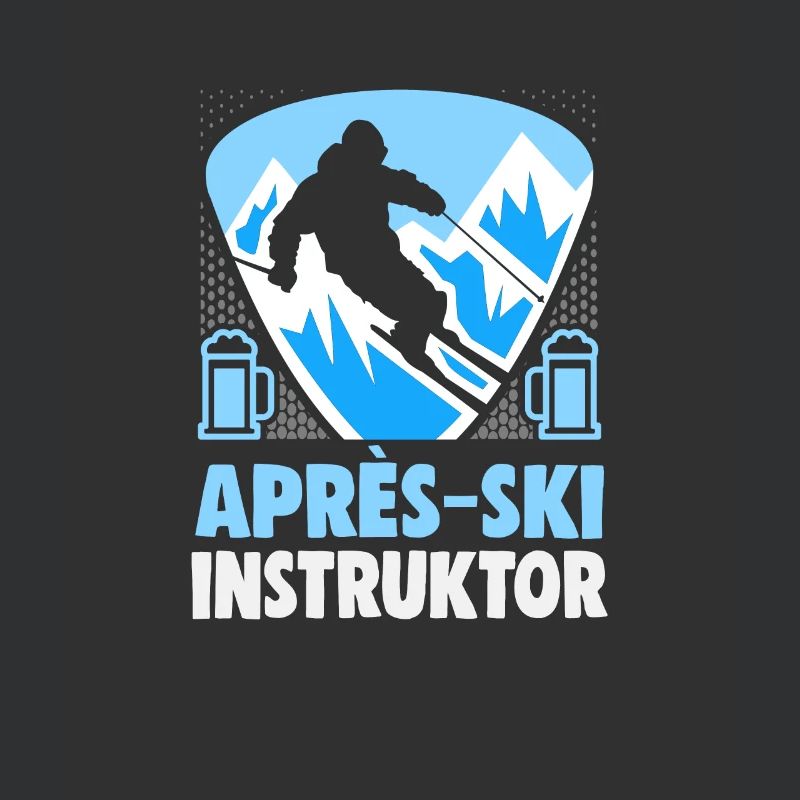 Skifahrer Apres Ski Instructor Ski