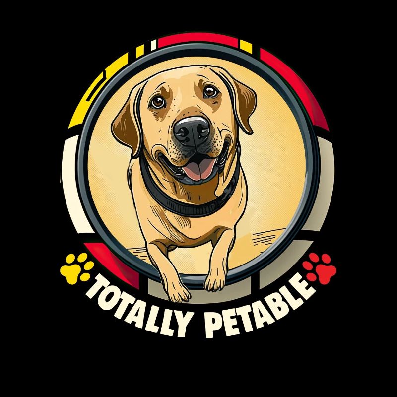 Hunde Spruch Golden Retriever Design