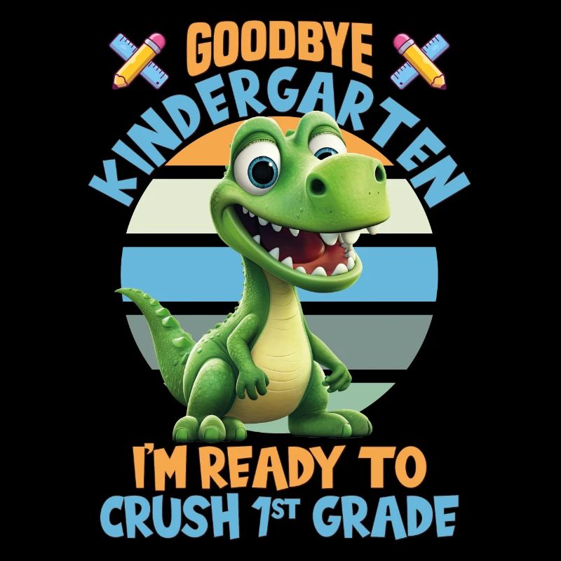 Schulkind Zur Einschulung Goodbye Kindergarten