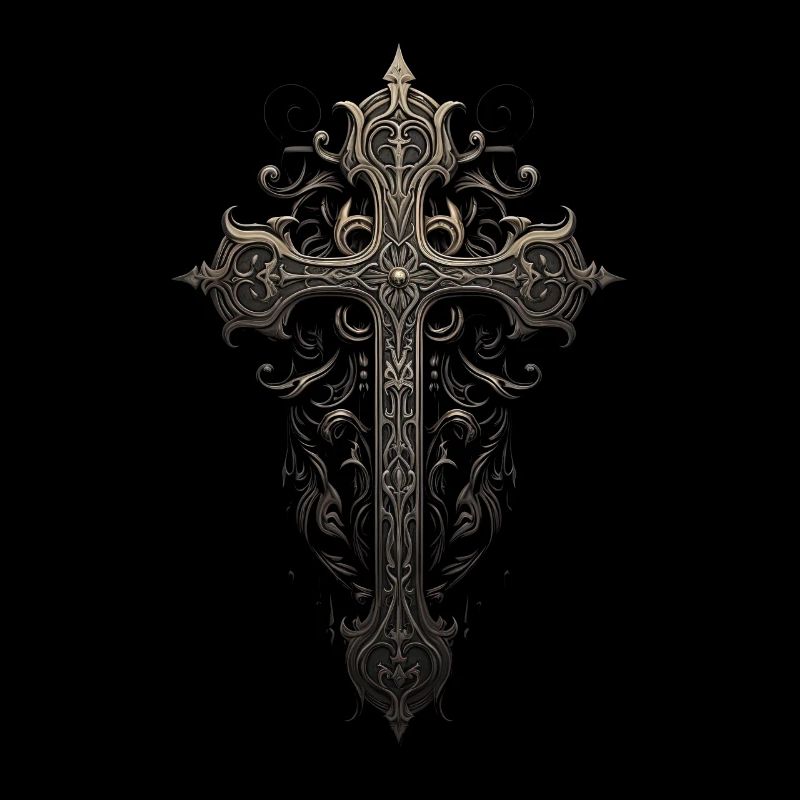 Gothic Cross Goths Design Victorian