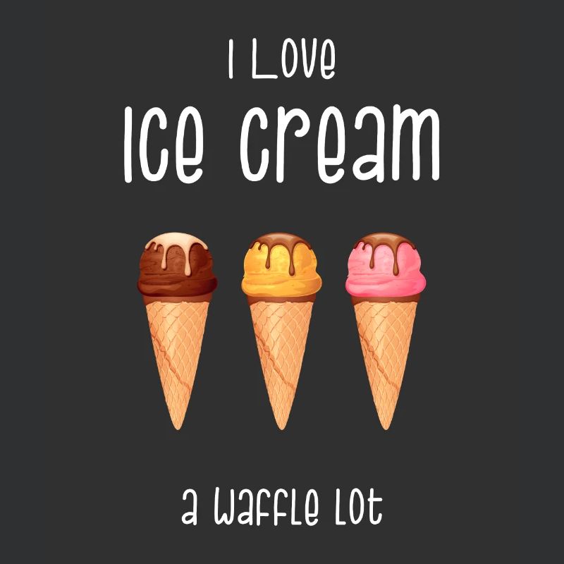 Eiscreme Eis Softeis Waffel Eisdiele Geschenk