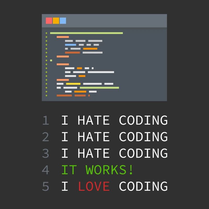 J'aime coder! Programmeurs, nerds, ordinateurs