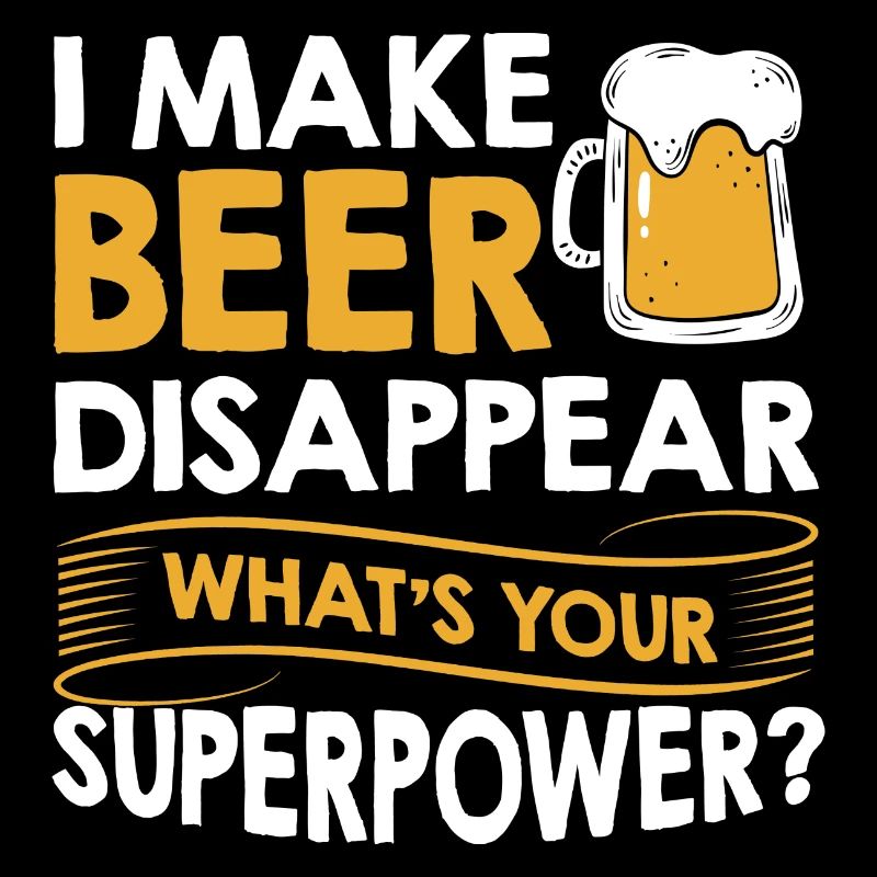 I make beer disappear Superpower alcohol