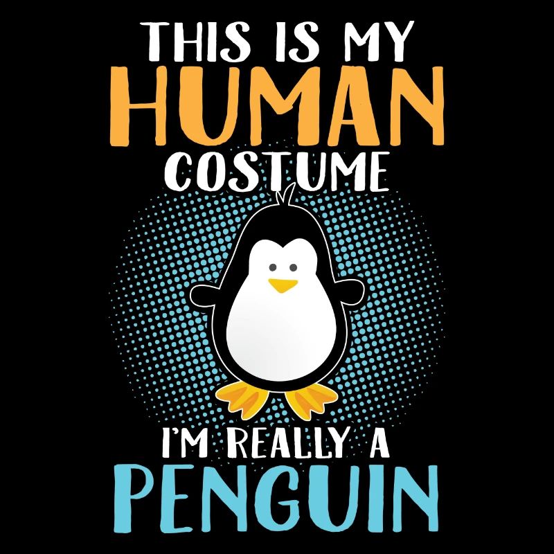 Pinguin im Menschenkostüm