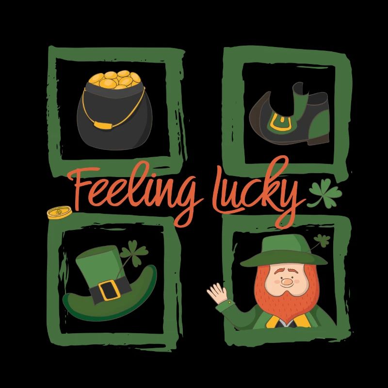 Sei glücklich - feeling lucky St. Patricks day
