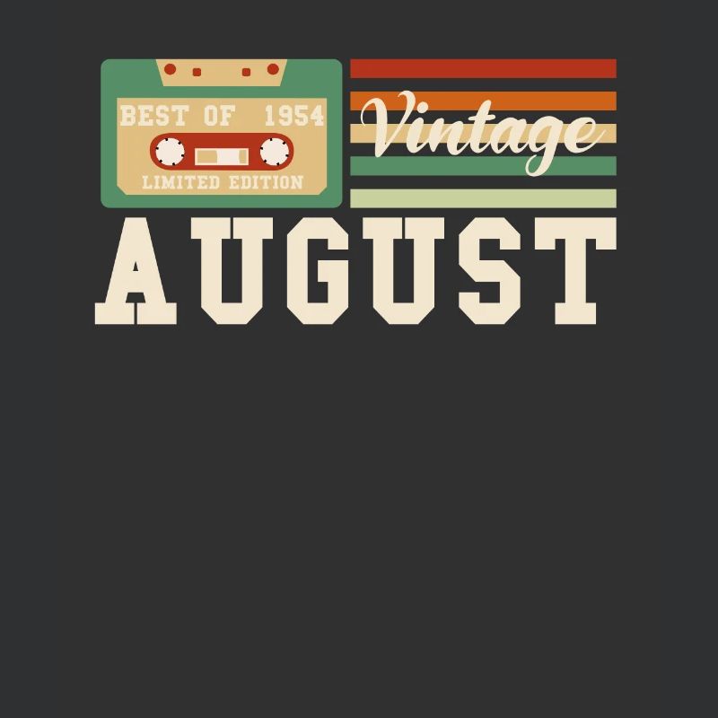 68th birthday August born 1954 Gift idea