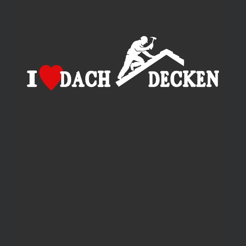 Dachdecker Dachdecken Dach Decken