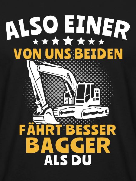 Bagger Baggerfahrer