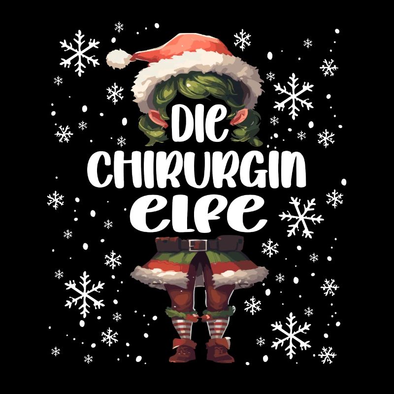 Weihnachtsoutfit Chirurgin Wichtel