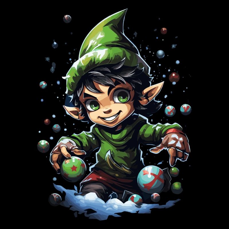 Weihnachtsoutfit Cooler Elf
