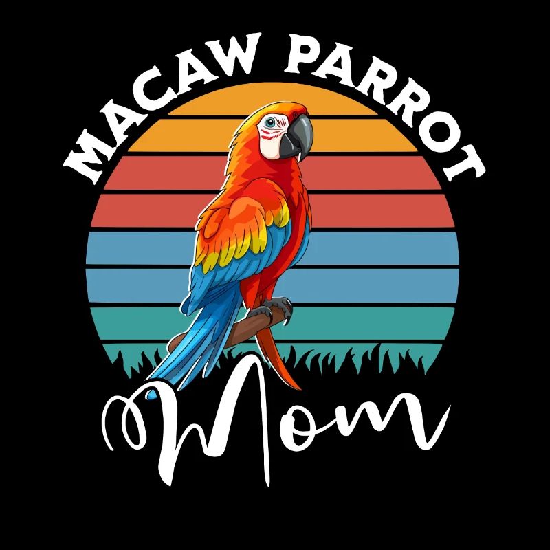 Maman perroquet ara
